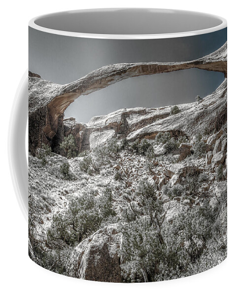 Utah Coffee Mug featuring the photograph Delicate Stone by Richard Gehlbach