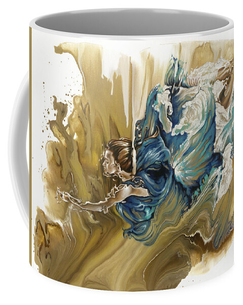 Deliver Coffee Mug featuring the painting Deliver by Karina Llergo