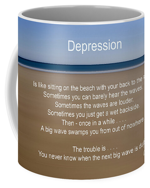 Sand Coffee Mug featuring the photograph Depression by Steev Stamford