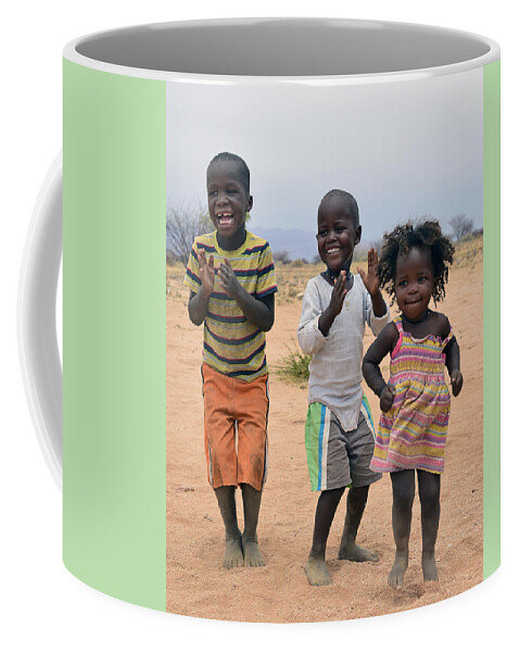 Namibia Coffee Mug featuring the photograph Desert Dance by Tony Beck