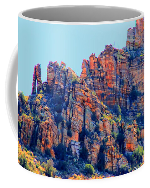 Sabino Canyon Coffee Mug featuring the photograph Desert Paint by Tap On Photo