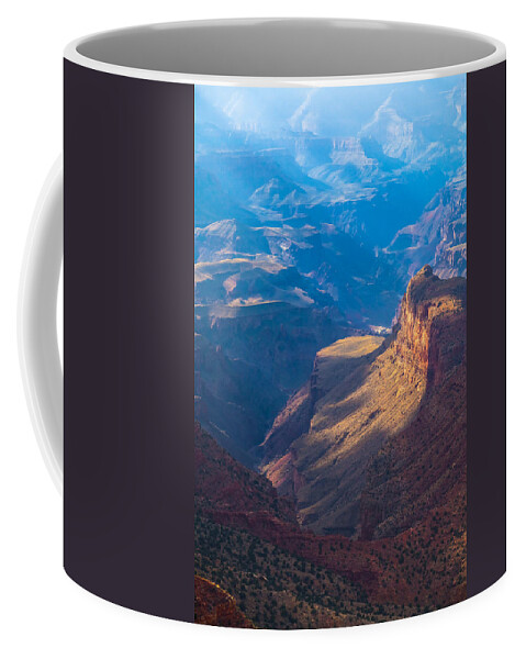 Arizona Coffee Mug featuring the photograph Desert View Fades Into the Distance by Ed Gleichman