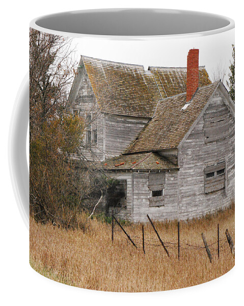 Mary Carol Story Coffee Mug featuring the photograph Deserted House by Mary Carol Story