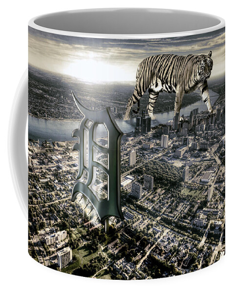 Giant Tiger Coffee Mug featuring the photograph Detroit by Nicholas Grunas