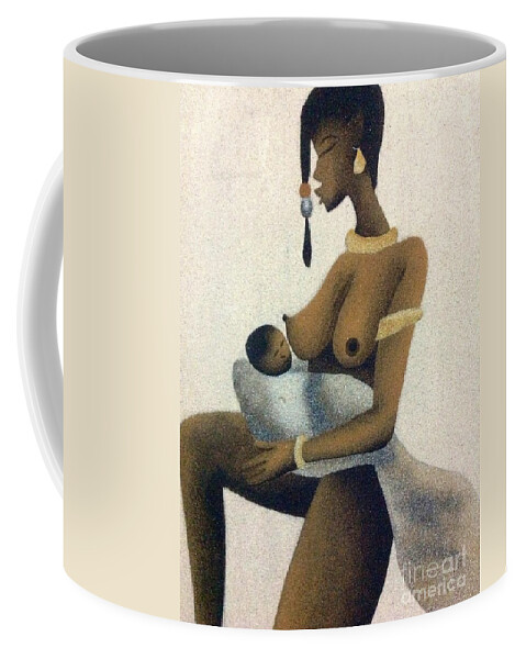Fania Simon Coffee Mug featuring the photograph Devoted Mother by Fania Simon