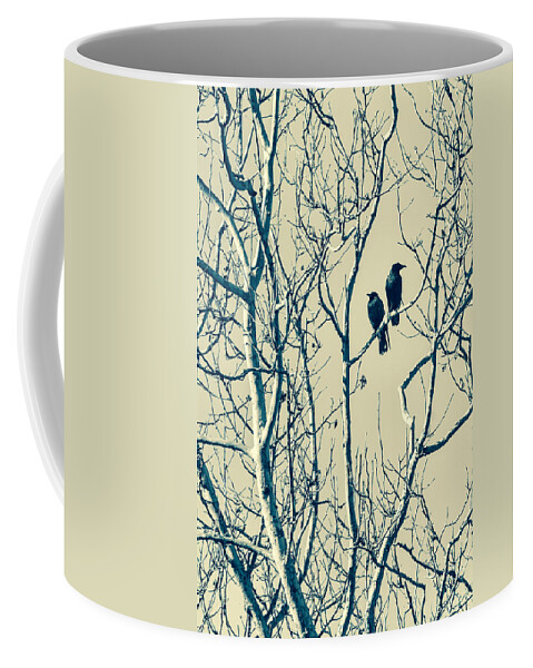 Blackbirds Coffee Mug featuring the photograph Differing Views by Caitlyn Grasso