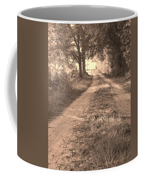 Dirt Road Coffee Mug featuring the photograph Dirt Road Moultrie Georgia by Cleaster Cotton
