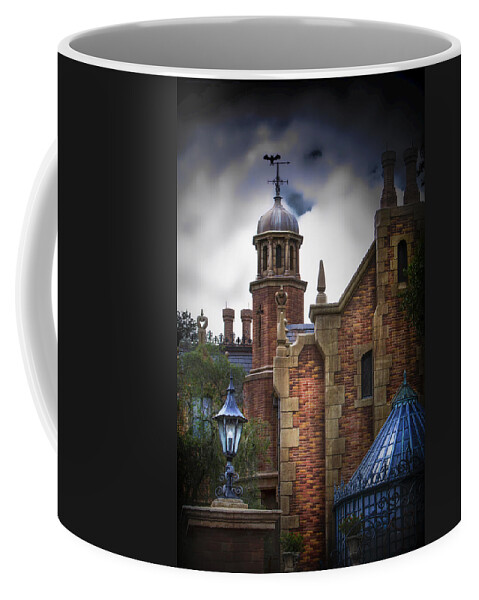 Disney Coffee Mug featuring the photograph Disney's Haunted Mansion by Mark Andrew Thomas