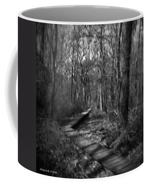 Thorn Creek Coffee Mug featuring the photograph Distant Path by Verana Stark