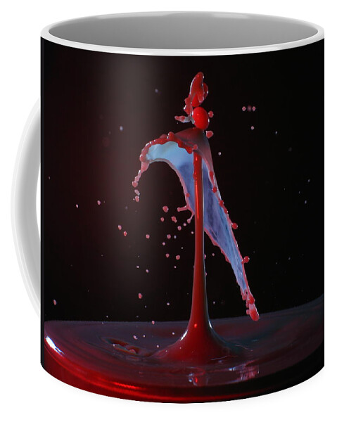 Water Drops Coffee Mug featuring the photograph Distressed by Kevin Desrosiers