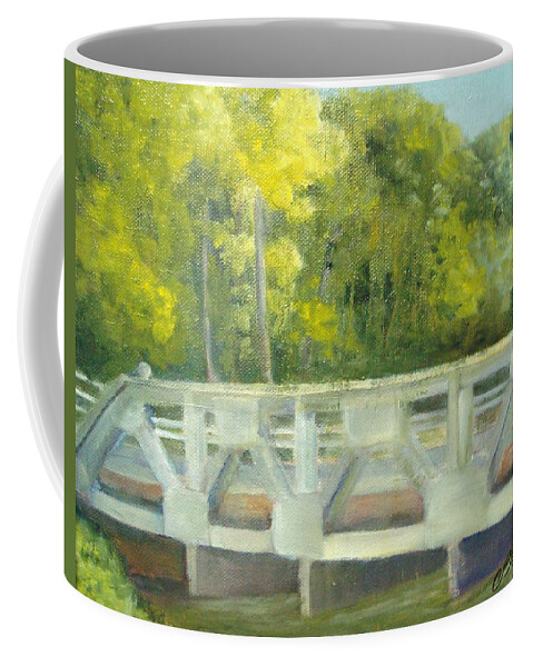 Smithville Park Coffee Mug featuring the painting Do You Paint Fish? by Sheila Mashaw