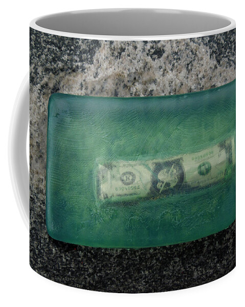 Colette Coffee Mug featuring the photograph Dollar Note Soap Travel Destination by Colette V Hera Guggenheim