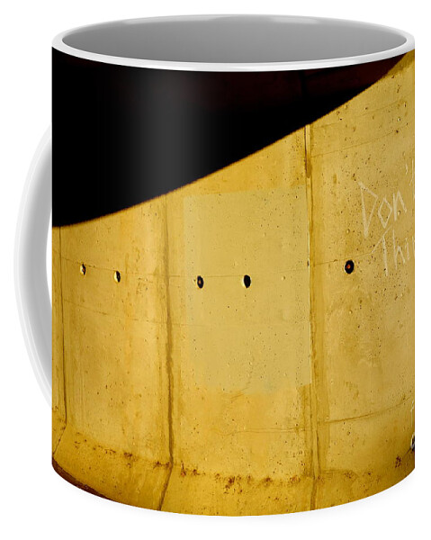 Urban Coffee Mug featuring the photograph Don't Think by Jacqueline Athmann