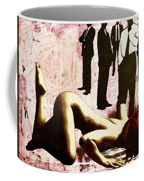 Submission Coffee Mug featuring the painting Don't You Know What You Are? by Bobby Zeik