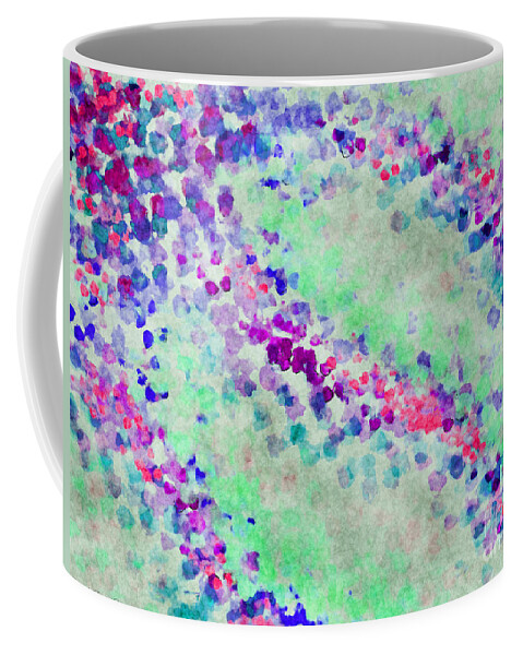 Abstract Coffee Mug featuring the photograph Dotty Abstract 4 by Debbie Portwood