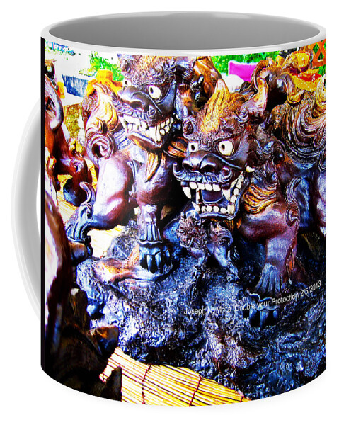  Photographs In Okinawa Coffee Mug featuring the photograph Double you're Protection by Joseph Mora