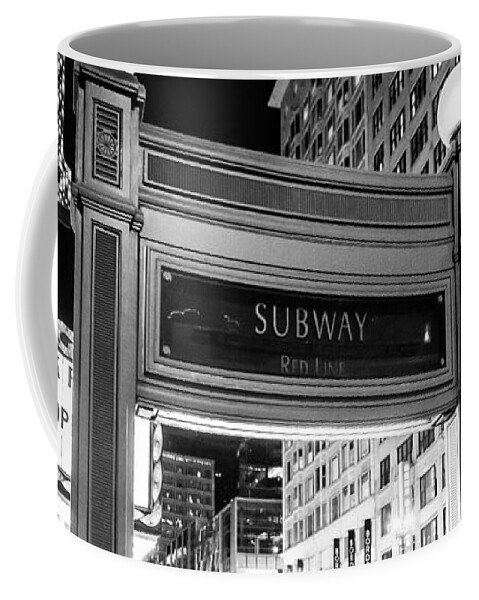 Subway Coffee Mug featuring the photograph Down to the Red by Melinda Ledsome