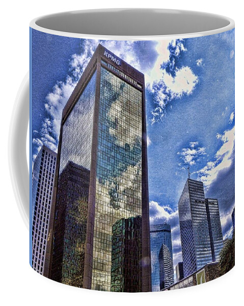Downtown Coffee Mug featuring the photograph Downtown Dallas by Kathy Churchman