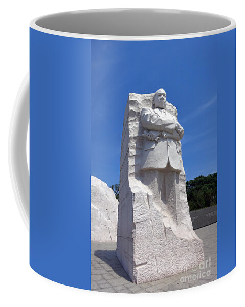 Washington Coffee Mug featuring the photograph Dr Martin Luther King Memorial by Olivier Le Queinec