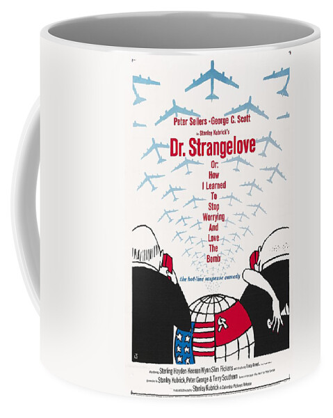 Movie Poster Coffee Mug featuring the photograph Dr Strangelove by Georgia Clare