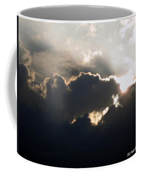 Sunset Coffee Mug featuring the photograph Dragon Sunset by Rabiah Seminole