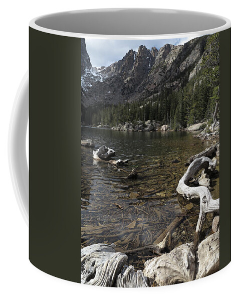 Lake Coffee Mug featuring the photograph Dream Lake 1 by Jessica Myscofski
