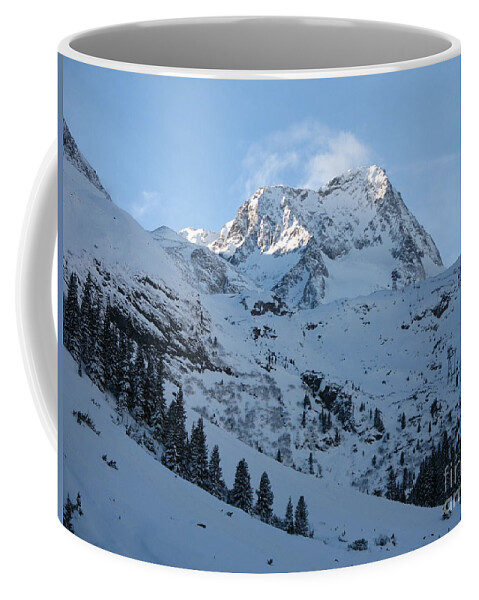 Snow Coffee Mug featuring the photograph Drifting Snow by Christiane Schulze Art And Photography