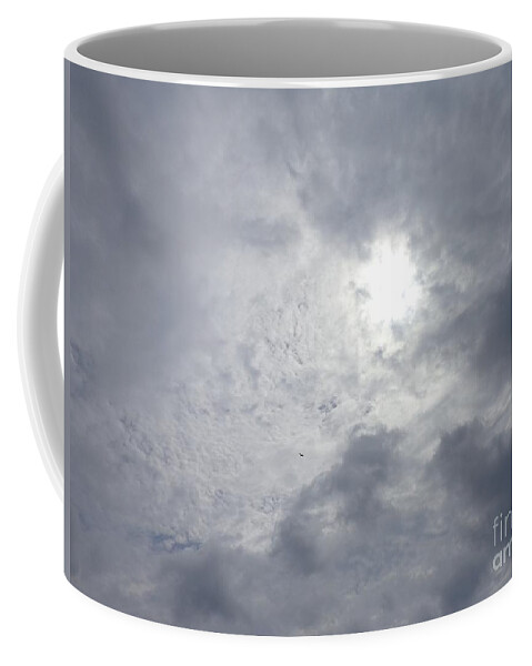Duck Coffee Mug featuring the photograph Duck in Beautiful Sky by Christina Verdgeline