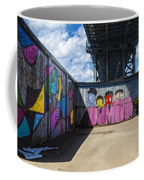 Graffiti Coffee Mug featuring the photograph Dumbo Graffiti by Madeline Ellis