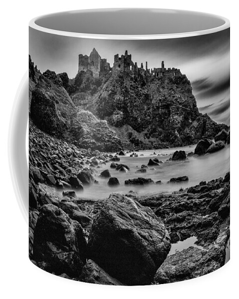 Dunluce Coffee Mug featuring the photograph Dunluce Castle by Nigel R Bell