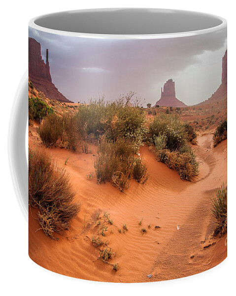 Utah Coffee Mug featuring the photograph Dusty Trails by Jim Garrison