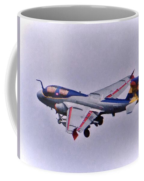 Wall Art Coffee Mug featuring the photograph EA-6B Prowler by Ron Roberts