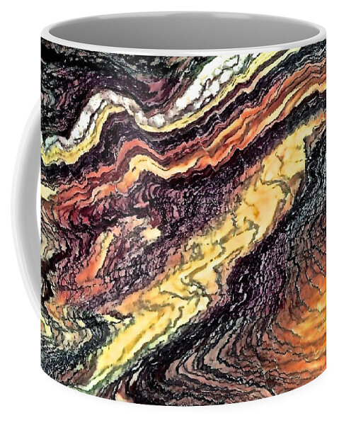 Earth Coffee Mug featuring the photograph Earth Layers by Debra Amerson