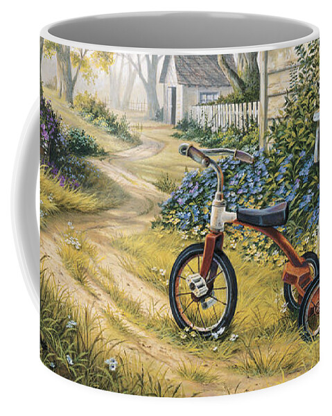 Michael Humphries Coffee Mug featuring the painting Easy Rider by Michael Humphries