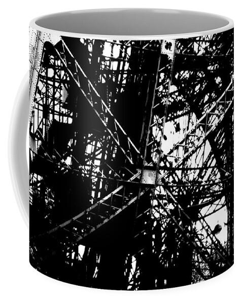 Eiffel Tower Coffee Mug featuring the photograph Eiffel Tower Detail by Joey Agbayani