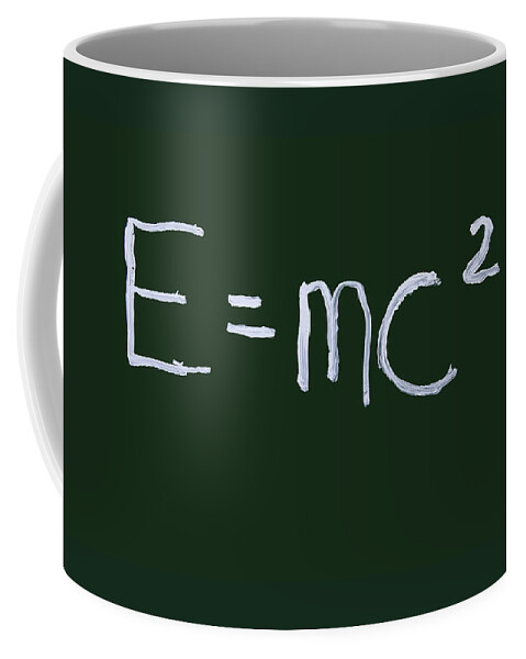 Physics Coffee Mug featuring the photograph Einstein Formula by Phil Cardamone