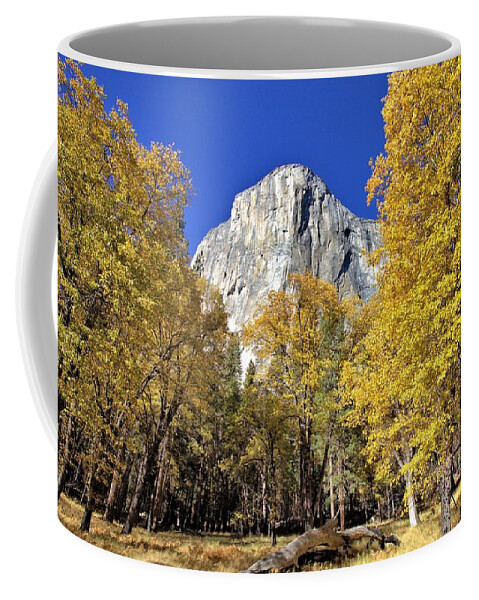 7229 Coffee Mug featuring the photograph El Capitan in November by Gordon Elwell