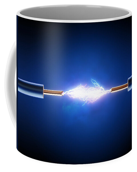 Electrical Coffee Mug featuring the photograph Electric Current / Energy / transfer by Johan Swanepoel
