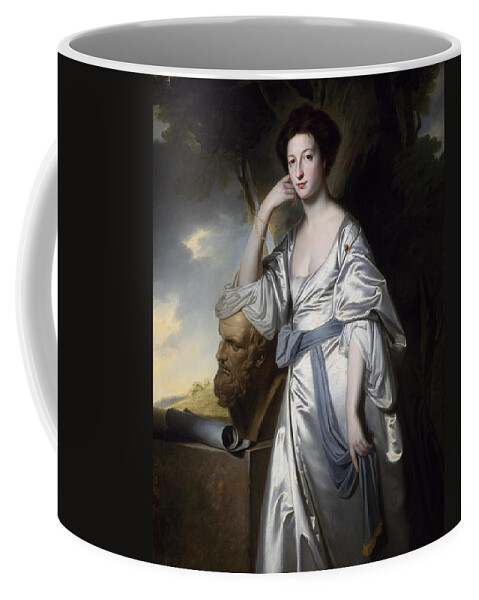 George Romney - Elizabeth Coffee Mug featuring the painting Elizabeth Lady Blunt by MotionAge Designs