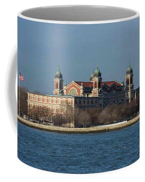 Photography Coffee Mug featuring the photograph Ellis Island Immigration Museum by Panoramic Images