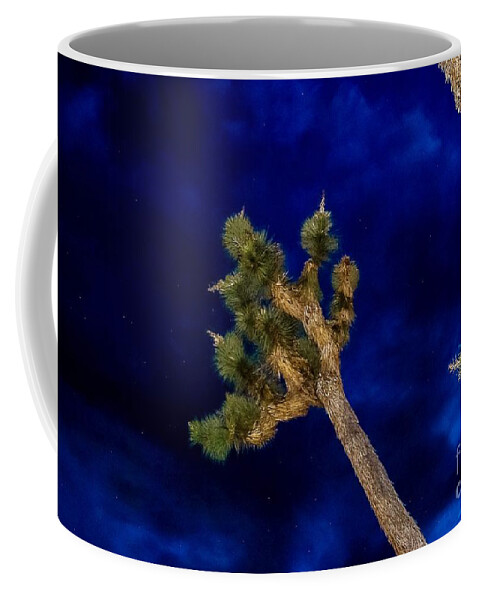 Blue Sunset Coffee Mug featuring the photograph Elvis Blue Sunset by Angela J Wright
