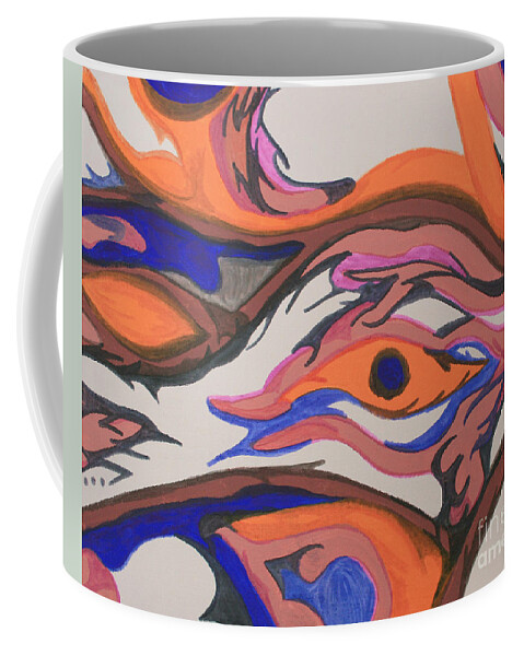 Abstract Coffee Mug featuring the photograph En Formation by Mary Mikawoz