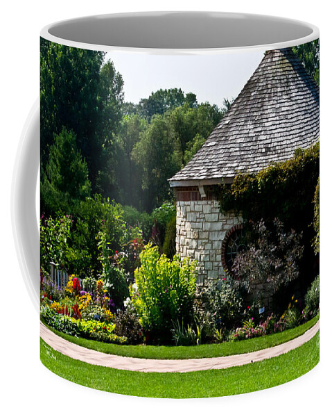 Cottage Coffee Mug featuring the photograph English Cottage Garden by Ms Judi