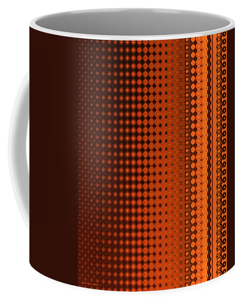 Pattern Coffee Mug featuring the digital art Enmeshed by Judi Suni Hall