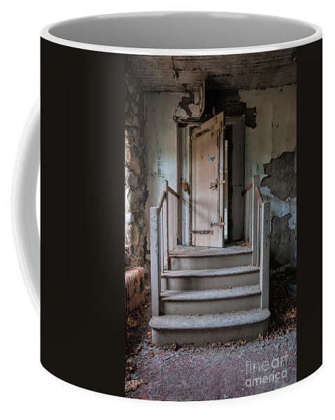 Bennett College Coffee Mug featuring the photograph Enter at your own Risk by Rick Kuperberg Sr