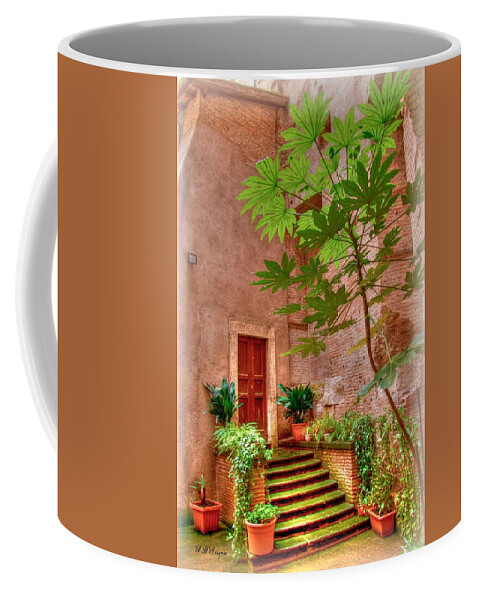 Door Coffee Mug featuring the photograph Entrance by Will Wagner
