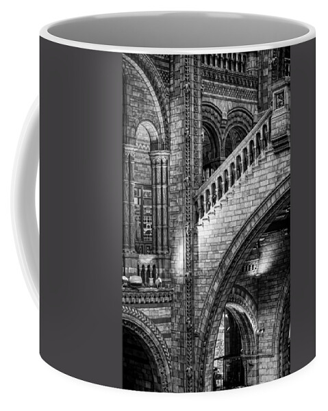 Architecture Coffee Mug featuring the photograph Escheresq BW by Heather Applegate
