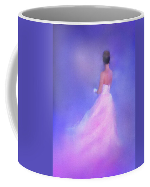 Sky Coffee Mug featuring the painting Eternal Light by Kume Bryant