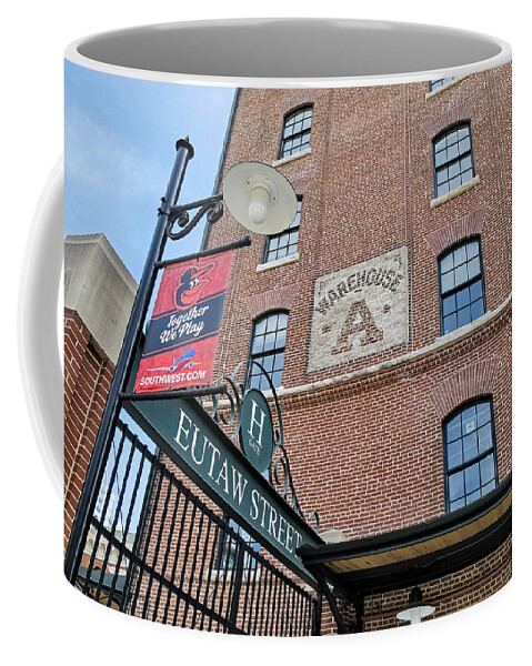 Baltimore Coffee Mug featuring the photograph Eutaw Street by Susan Candelario