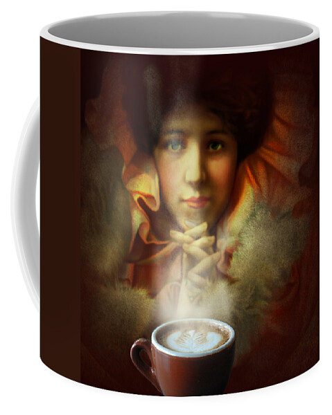 Coffee Coffee Mug featuring the photograph Even a picture can appreciate the smell of coffee by Jeff Burgess